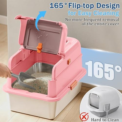 Stainless Steel Cat Litter Box - Image 3