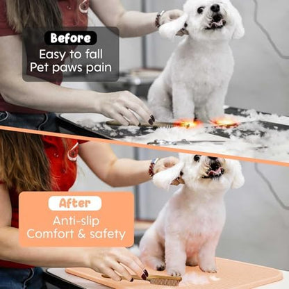 Dog Grooming Table Mat Pad Non Slip，Silicone Durable Premium Non-Slip Dog Bath - Image 5