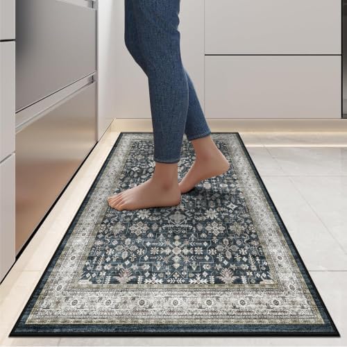Floral Hallway Runner Rug 3x7 for Bedroom Kitchen - Image 4