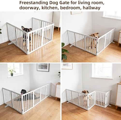 ZJSF Freestanding Indoor Dog Gate - Image 4