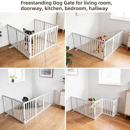 ZJSF Freestanding Indoor Dog Gate - Image 4