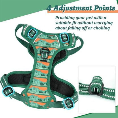 HEELE Dog Harness, No Pull Adjustable Padded Reflective Harness - Image 6