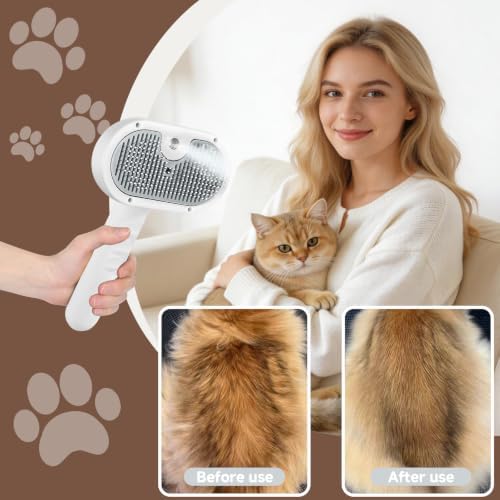 Pet Steam Brush for Dog, cat brushes for indoor cats - Image 7