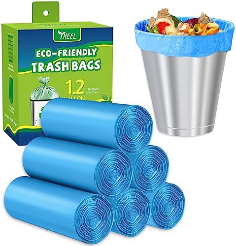 1.2 Gallon Bathroom Trash Bags Durable Tear-Resistant by YHEEL