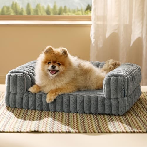 Bedsure ComfyFleece® Memory Foam Orthopedic Small Dog Bed by BEDSURE