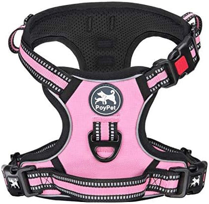 PoyPet Dog Harness Medium, No Pull Vest by PoyPet