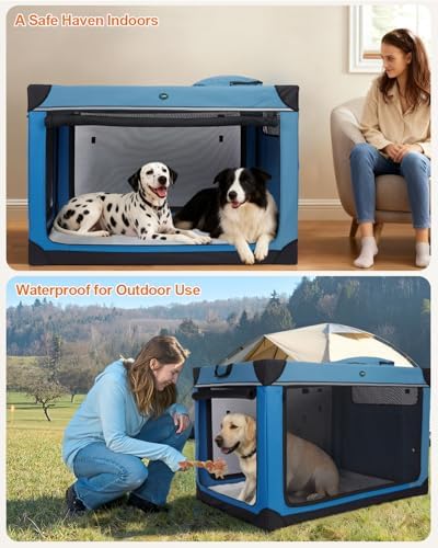 Ownpets Collapsible Travel Dog Crate - Image 2