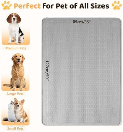 Silicone Dog Bed Mat 50"x 35" Crate Mat - Image 4