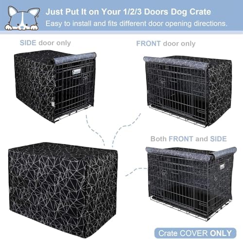 Explore Land Pattern Dog Crate Cover, 18 Inches - Image 5