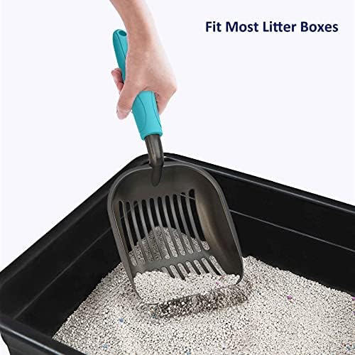 WePet Cat Litter Scoop, Non-Stick Plated Aluminum Alloy Sifter, Kitty Durable - Image 7