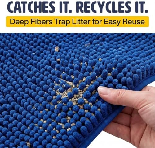 Muddy Mat® | XL Cat Litter Mat 48"x60", Litter Trapping Mat, Super Absorbent - Image 4