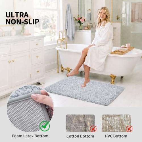 ILANGO Bathroom Rugs 70" × 24", Extra Soft Absorbent Microfiber Bath Rugs - Image 6