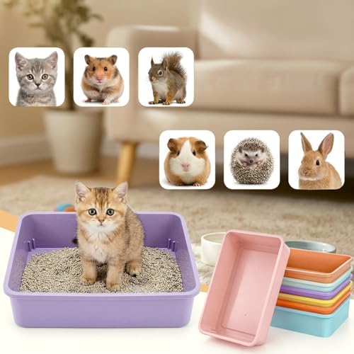 Hiceeden 7 Pack Small Kitten Litter Box - Image 5