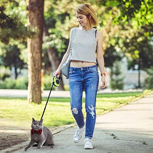 Retractable Green Dog Leash for Medium & Small Dogs & Cats - Image 7