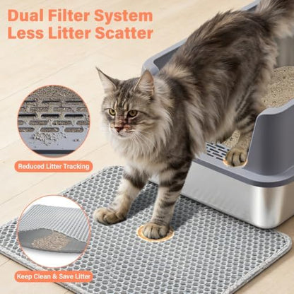 Stainless Steel Cat Litter Box - Image 4