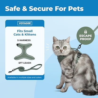 Voyager Escape-Proof Step-in Cat Harness & Leash - Image 2