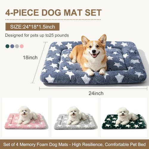 Dog Bed Mat, Reversible Crate Pads - Image 5