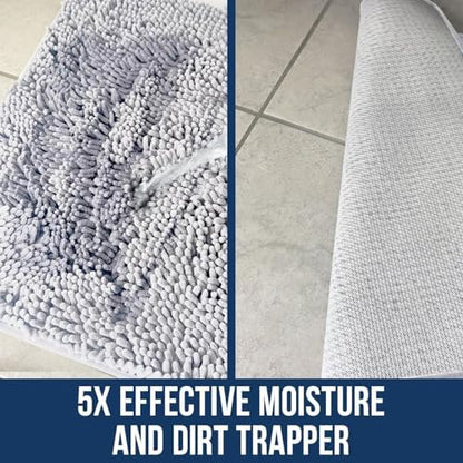 Muddy Mat® | Chenille Bathroom Rugs Quick Dry Microfiber Mats Non Slip Washable - Image 3