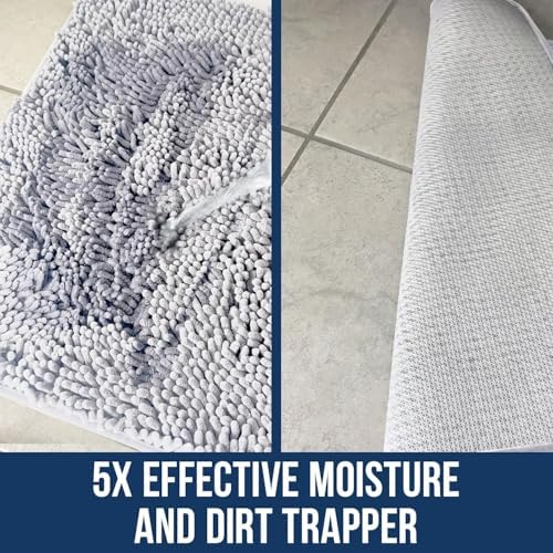 Muddy Mat® | Chenille Bathroom Rugs Quick Dry Microfiber Mats Non Slip Washable - Image 3