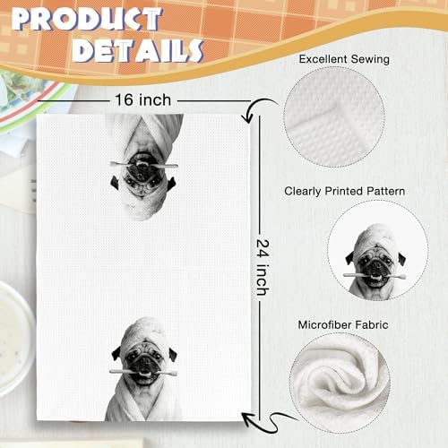 Dog Kitchen Towels Decor Set of 2 - Image 6