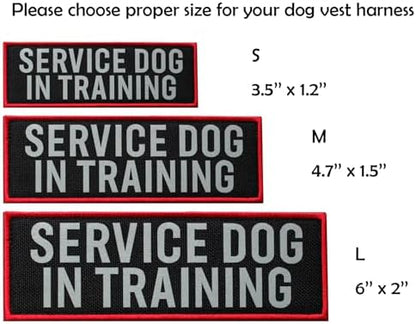 2 Pcs Reflective Service Dog in Training Patch - Image 4