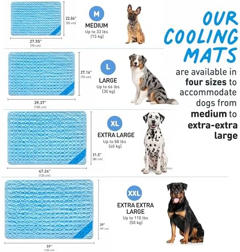 INSPECTOR TAIL Dog Cooling Mat, Indoor & Outdoor, Large Self Cooling Pad - Image 4