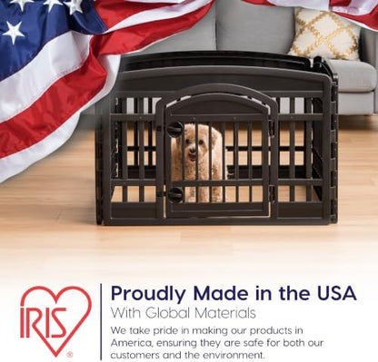 IRIS USA 4-Panel Dog Playpen, Pet Enclosure - Image 3