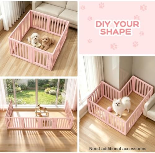 Dog Playpen Indoor, Puppy Playpen, 8 Panels - Image 7