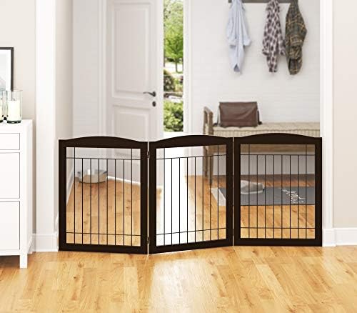 PAWLAND Extra Wide Foldable Dog gate by PAWLANDPetSupplies