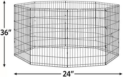 New World by MidWest 36-Inch Exercise Pen, No Door, 16 Sq Ft Play Area - Image 3