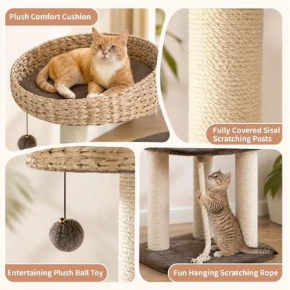 PETSITE 41 Inch Modern Cat Tree - Image 6
