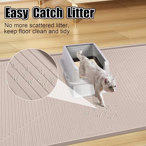 Silicone Cat Litter Mat 45" x 30" Cat Mat - Image 5