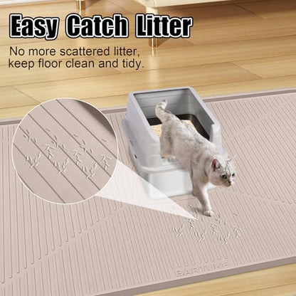 Silicone Cat Litter Mat 45" x 30" Cat Mat - Image 5