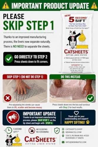 Sifting Cat Litter Box Liners | Super Sifter Saver Pack | 5 Second Sift Cat - Image 3