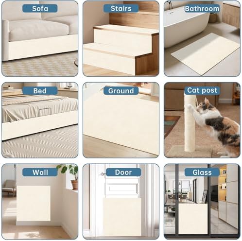 Cat Scratch Protector – Self-Adhesive & Trimmable Couch Guard - Image 6