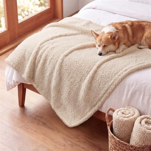 1 Pack 3 Calming Blankets Fluffy Premium Fleece Pet Blanket Soft Sherpa Throw - Image 2