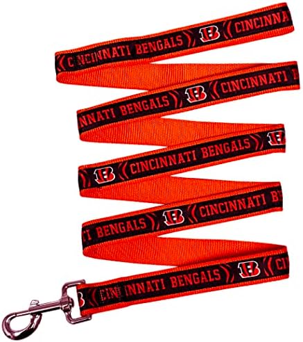 NFL PET Cincinnati Bengals Dog Leash, Large Football Team Leash by PETSFIRST