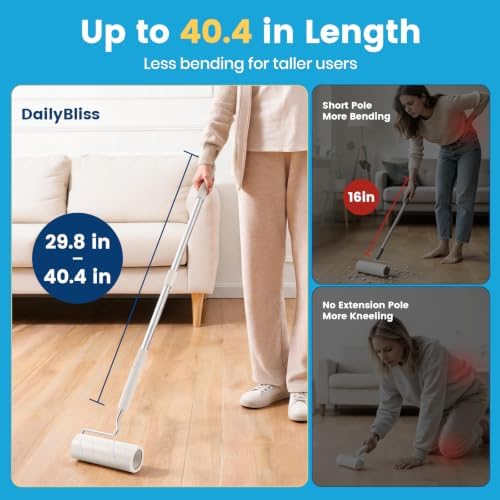 Extra Sticky Long Handle Lint Roller - Image 3