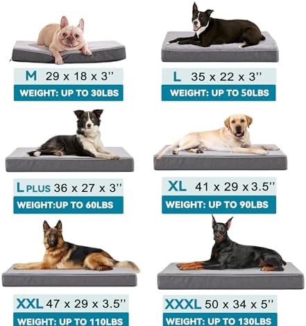WATANIYA PET Medium Dog Beds for Medium Dogs, Memory Foam Dog Bed, Orthopedic - Image 6
