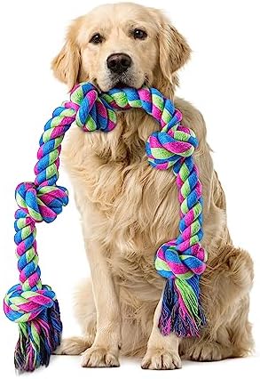 Aitmexcn Large Dog Rope Toys, 37 Inch 5 Knots by Aitmexcn