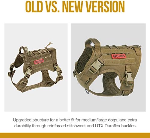 OneTigris Tactical Dog Harness No-Pull Service Vest - Image 3