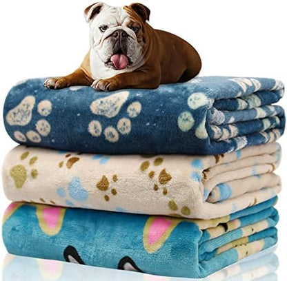 Rezutan 3 Pack Premium Soft Dog Blanket by Rezutan