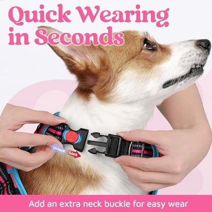 rabbitgoo Dog Harness for Large, No Pull 3 Buckles Easy On & Off - Image 2