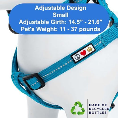 Pawtitas Recycled Reflective Step-in Dog Harness – Adjustable No-Pull Vest - Image 3