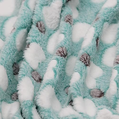 1 Pack 3 Puppy Blankets Super Soft Warm Sleep Mat Love Print Blanket Fluffy - Image 5