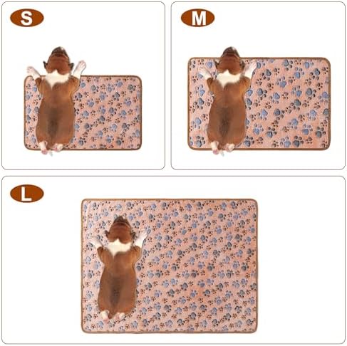 1 Pack 3 Blankets Super Soft Fluffy Premium Fleece Pet Blanket Flannel Paw - Image 2