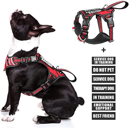 WINSEE Service Dog Vest No Pull Dog Harness by WINSEE