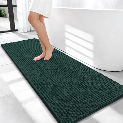 OLANLY Thick Chenille Bathroom Runner Rugs Mats 47x20 by OLANLY