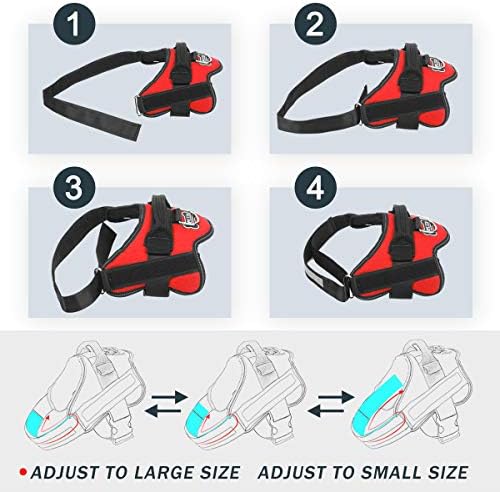 Bolux Dog Harness, No-Pull Reflective Breathable Adjustable Pet Vest - Image 3
