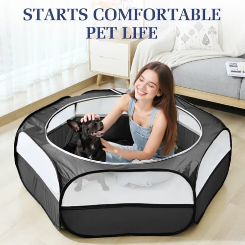 Pawaboo 2-in-1 Small Animals Playpen - Image 6